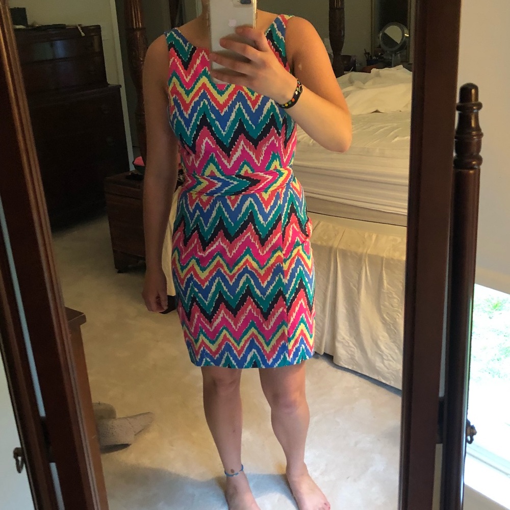 Lilly Pulitzer chevron dress size 2